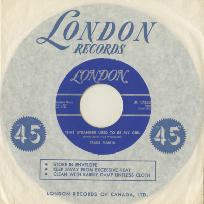 The Stranger Used To Be My Girl / We'll Be Dancin' On The Moon (1962)