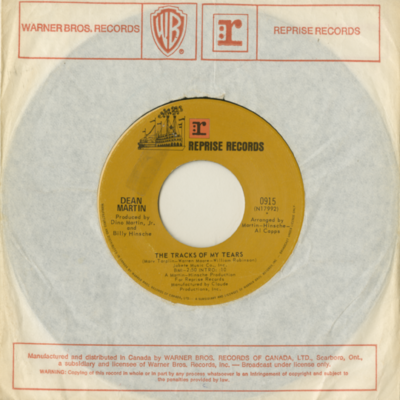 The Tracks Of My Tears / For The Love Of A Woman