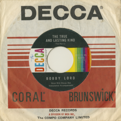 The True And Lasting Kind / It's My Life