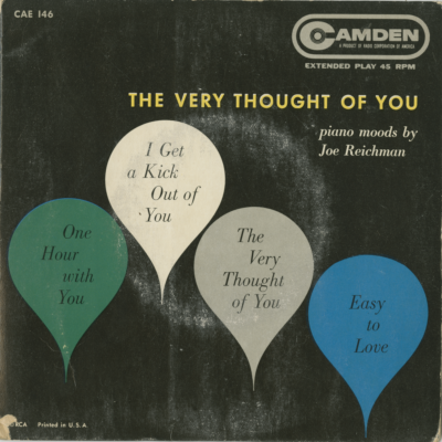 The Very Thought Of You Piano Moods By Joe Reichman (1953)