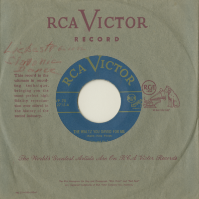 The Waltz You Saved For Me / I'm Forever Blowing Bubbles (1949)