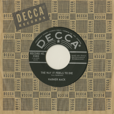 The Way It Feels To Die / Sittin' On A Rock