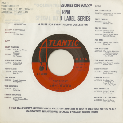 The Weight / Tracks Of My Tears