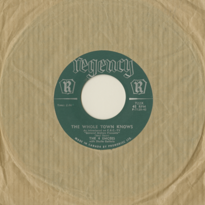 The Whole Town Knows / Loads Of Love (1958)