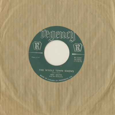 The Whole Town Knows / The Whole Town Knows By Roy Smith And His Orchestra (1958)