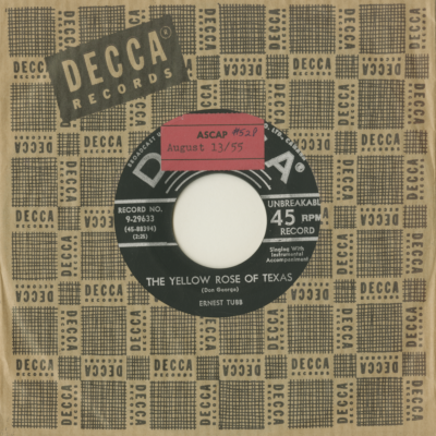 The Yellow Rose Of Texas / A Million Miles From Here