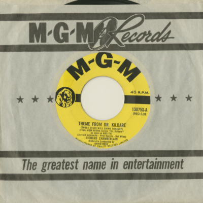 Theme From Dr Kildare / A Kiss To Build A Dream On