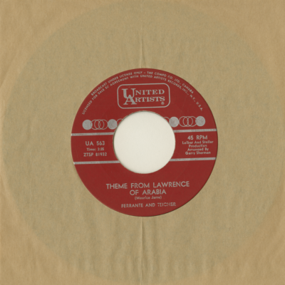 Theme From Lawrence Of Arabia / Paris Joy Ride