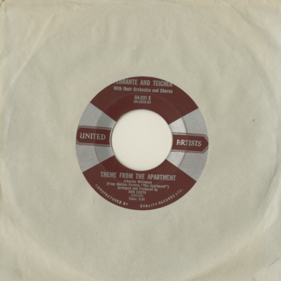 Theme From The Apartment / Lonely Room