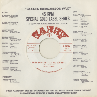 Then You Can Tell Me Goodbye / I Still Love You (1967)