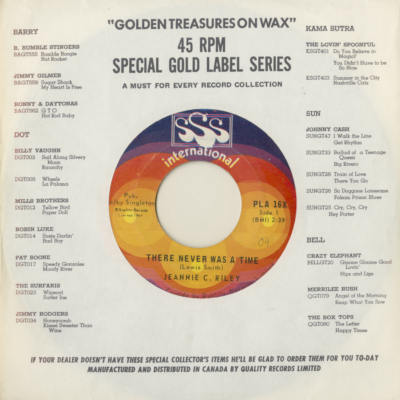 There Never Was A Time / Back To School