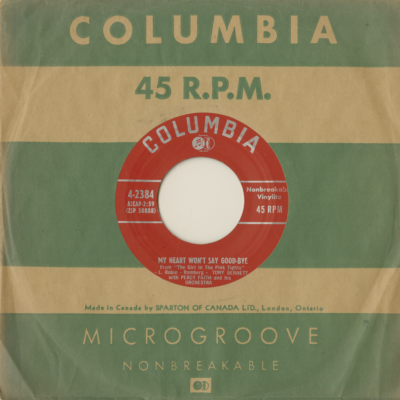 There'll Be No Teardrops Tonight / My Heart Won't Say Goodbye