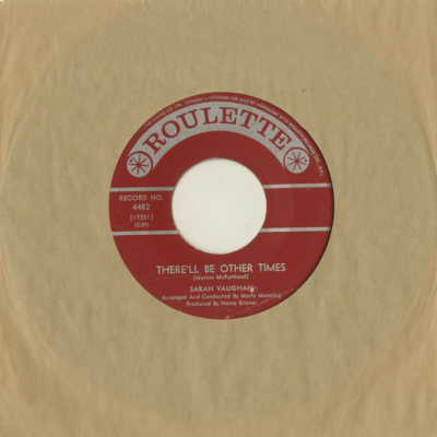 There'll Be Other Times / Call Me Irresponsible