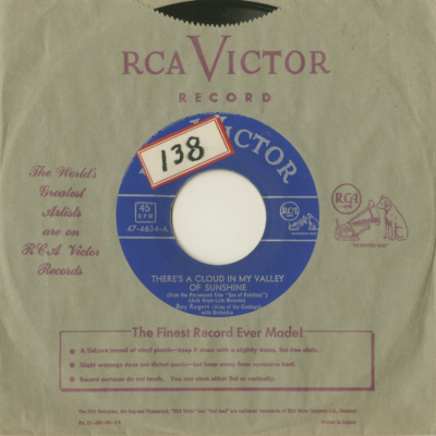 There's A Cloud In My Valley Of Sunshine / A Four Legged Friend (1952)