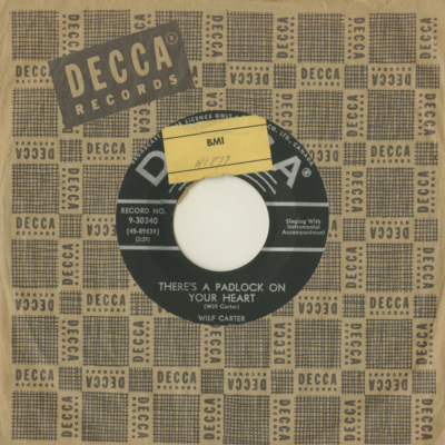 There's A Padlock On Your Heart / Away Out On The Mountain