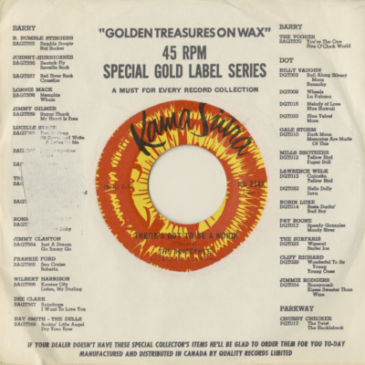 There's Got To Be A Word / I Don't Wanna Be Around You (1966)