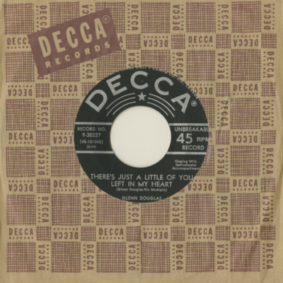 There's Just A Little Of You Left In My Heart / I Wish I Could Love That Much Again