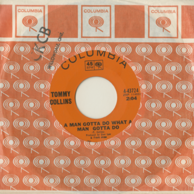 There's No Girl In My Life Anymore / A Man Gotta Do What A Man Gotta Do