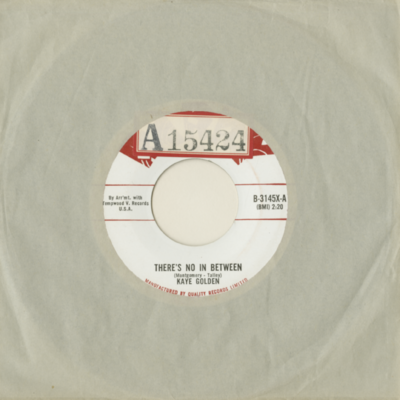 There's No In Between / King Of Lover's Lane (1963)