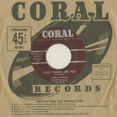 These Things Are Free / I Only Have Eyes For You