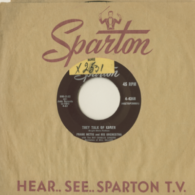 They Talk Of Karen / The Nervous Tango (1957)