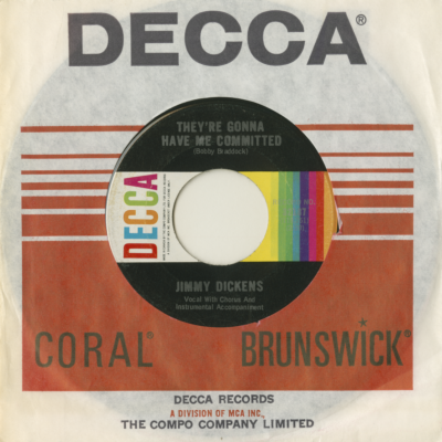 They're Gonna Have Me Committed / Daddy And The Wine