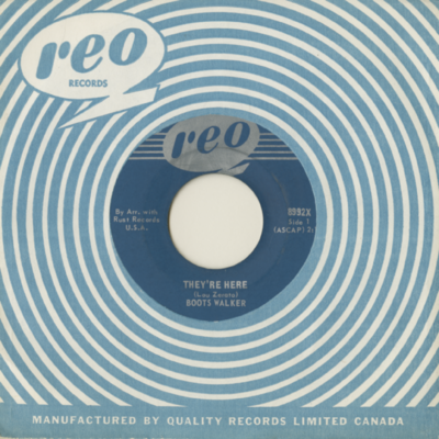 They're Here / A Bum Can't Cry (1967)