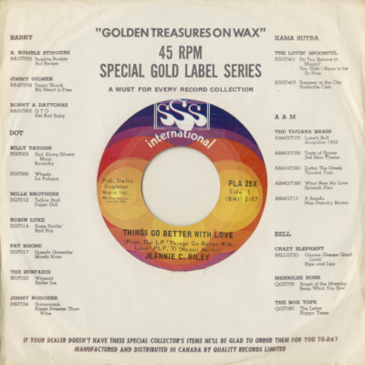 Things Go Better With Love / The Back Side Of Dallas