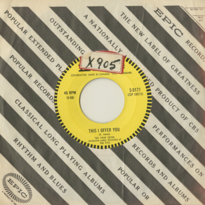 This I Offer You / One Kiss Is Worth A Thousand Words