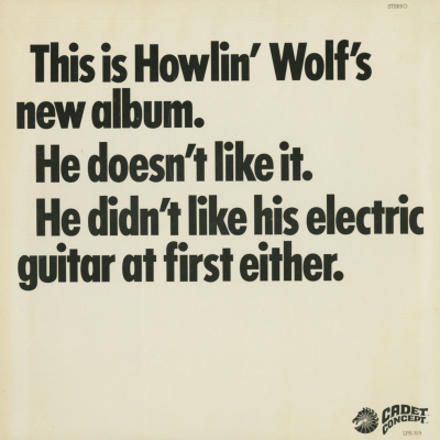 This Is Howlin Wolf's New Album