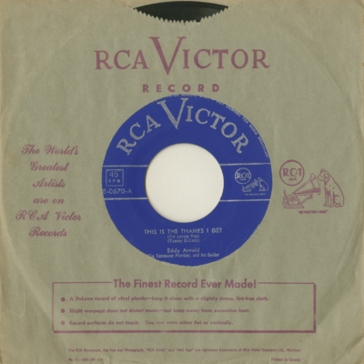 This Is The Thanks I Get / Hep Cat Baby (1954)