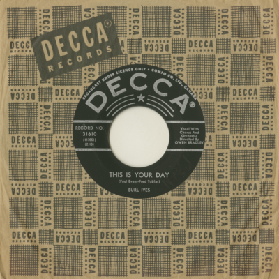 This Is Your Day / Four Initials On A Tree