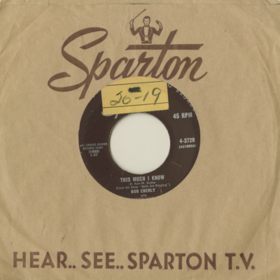 This Much I Know / Long Before I Knew You (1957)