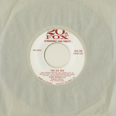 This Old Man / Theme From Inn Of Ther Sixth Happiness (1959)