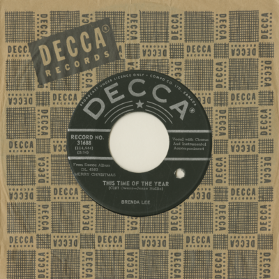 This Time Of The Year / Christmas Will Be Just Another Lonely Day