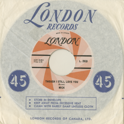 Though I Still Love You / Long Time Between Lovers (1966)