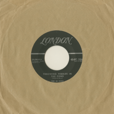 Throwing Pebbles In The Pond / Hong Kong (1956)