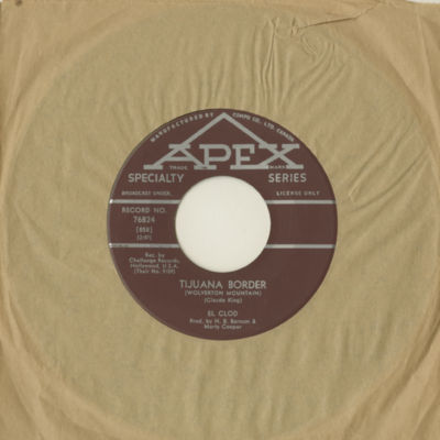 Tijuana Border / Pedro's Piano Roll Twist (1962)