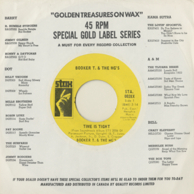 Time Is Tight / Johnny I Love You