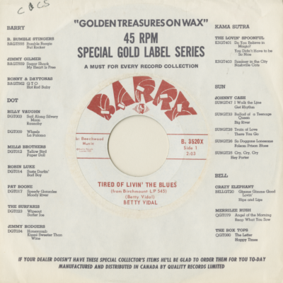 Tired Of Living The Blues / Apartment #9