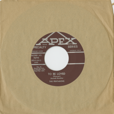 To Be Loved Forever / Down At The Beach (1961)