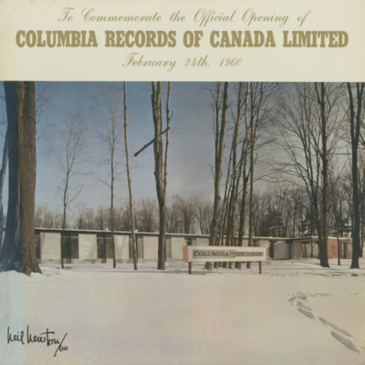 To Commemorate The Official Opening Of Columbia Of Canada