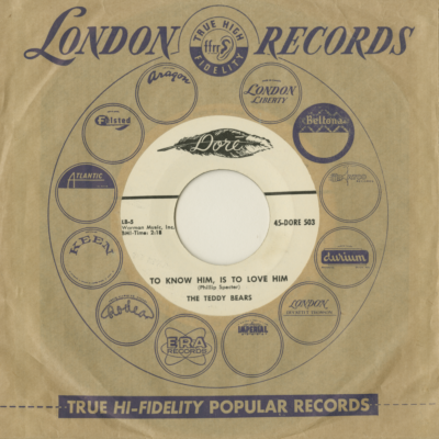 To Know Him Is To Love Him / Don't You Worry My Little Pet (1958)