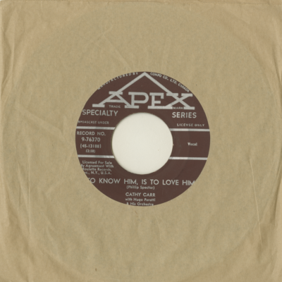 To Know Him Is To Love Him / Put Away Invitation