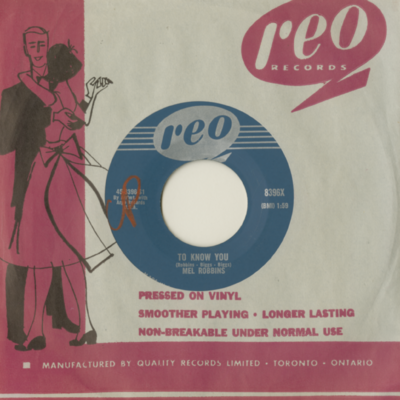 To Know You / Save It (1959)