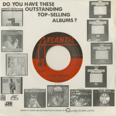 To Love Somebody / Where Did It Go (1968)