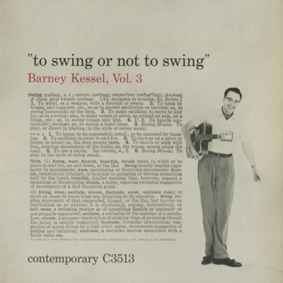 To Swing Or Not To Swing, Barney Kessel Vol 3