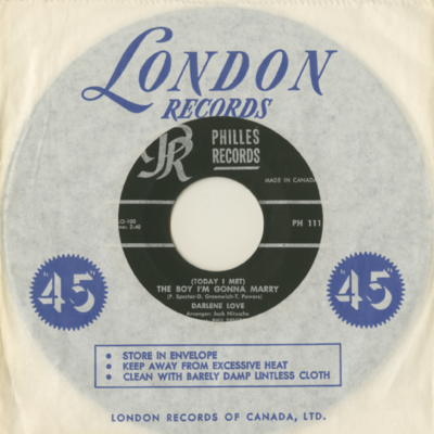 Today I Met The Boy I'm Going To Marry / My Heart Beat A Little Bit Faster (1963)