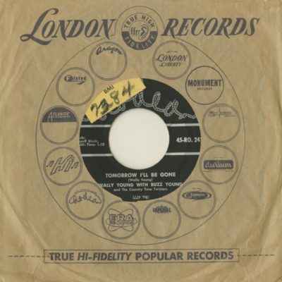 Tomorrow I'll Be Gone / I'm Going Home To Cry My Eyes Out (1960)