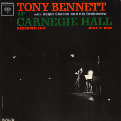 Tony Bennett At Carnegie Hall